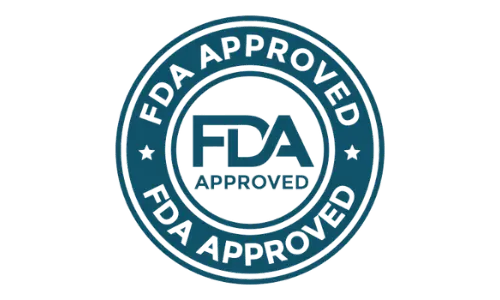 Sight Fresh FDA Approved facility seal highlighting trusted standards and safe production for dietary supplements.